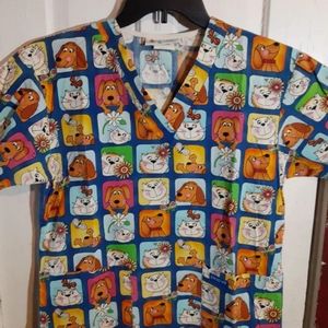 Animal Scrub Top